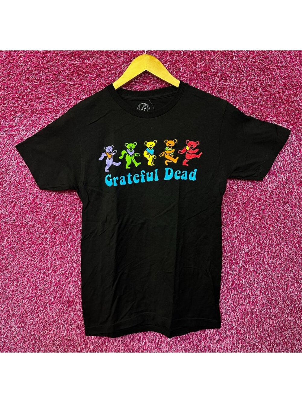 Grateful Dead Dancing Bears Psychedelic Rock Jam Band Tee S